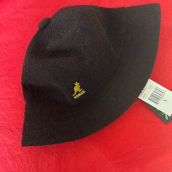 NWT Kangol Hat Black and Gold - Picture 3 of 8